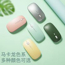 Suitable for Apple wireless Bluetooth mouse Macbook notebook ipad computer Bluetooth original mouse Mobile phone Miao control mouse second generation 2 rechargeable silent girls without receiver pebbles