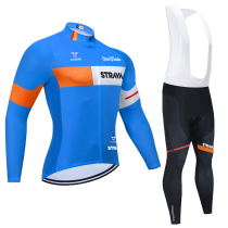 2021 STRAVA riding suit long sleeve suit mens and womens mountain road bike uniform Tour de France equipment suit