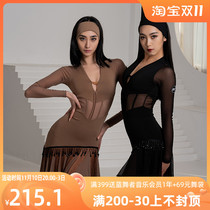 YES one-two-three Latin dance costume net red set new female adult exercise dress professional tassel dress YS458