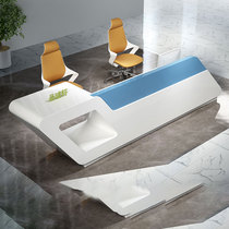 Business building modern paint front desk desk desk desk 3 6M M Hotel Welcome cashier counter bar