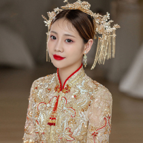 (Yandie)Xiuhe dress 2021 new dragon and phoenix coat Chinese wedding cabinet dress Bride toast dress female summer