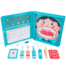 Childrens simulation medical treatment tooth extraction home small dentist role-playing early education puzzle Monteslaw toys