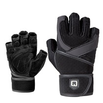 Fitness gloves half-finger lengthened wrist guard bodybuilding equipment training barbell palm guard sports gloves