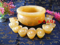 Natural rice topaz cornucopia fortune feng shui ornaments silver ingot furnishings wine cabinet home decoration gathers wealth gathers popularity