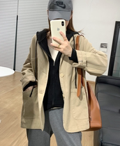 Japan SLY Spring Autumn Leisure Large Pocket Tooling Wind Blouse Women Loose 100 Hitch Two-Grain Buttoned Suit Jacket