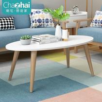 Living room solid wood tea table small apartment tea table bedroom sofa side table creative simple table economical tea table