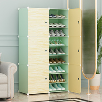 Shoes shelf dustproof simple household New 2021 explosive large capacity indoor rental room beautiful economical shoe cabinet