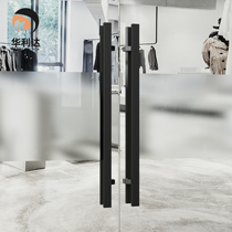 Creative Glass Door Handle Stainless Steel Wood Door Push Ramen Kitchen Door Handle Hotel office Shop Shop Doorknob