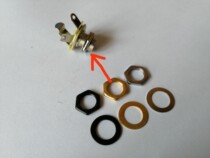 Electric guitar socket nut cable Jack nut bass socket nut