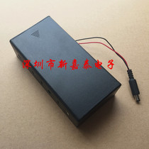 Spot 1 Number of 4-section battery case with lid with DC head line with mounting hole Large number battery holder in series 6V