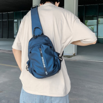 Tide Chest Bag Fashion Mens Single Shoulder Inclined Satchel Casual Multifunction Large Capacity Multi-Layer Travel Light Backpacks