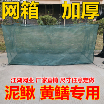 Customized rice eel cage eel loach breeding net Special 40 mesh thick fishing net plastic small cage with lid