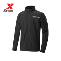 Special step mens coat sports double collar windbreaker mens clothing 2021 new warm casual plus velvet running mens