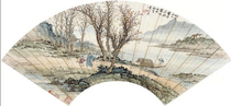 Art micro-spray Yuan Songthe year 1946 was made at the end of the Qingxi and the evening of the Qingxi