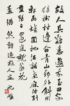 Art micro-spray Shen Peng calligraphy (27)-- 30 x45 cm