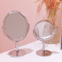 Mirror home small Mini small small cosmetic mirror desktop home ins Wind office desktop vertical vanity mirror female