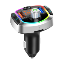 Car MP3 Bluetooth fmFM transmitter HD hands-free USB music playback PD fast charge dual screen ambient light BC63