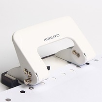Guoyu double hole puncher Binding machine Loose-leaf book holder Small student round hole ring hole manual 2 hole porous two hole puncher a4 document paper ordering puncher Punching office stationery