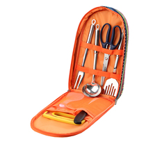 Outdoor cooking kitchenware portable set self driving field artifact cooking utensils cutting board knives picnic outdoor equipment