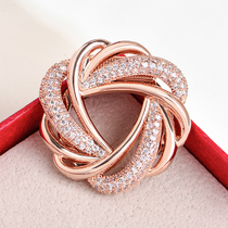 Screen scarf loop high-end temperament scarf west clothes needle corner and decoration buckle winter accessory female