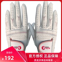 Golf gloves women womens lambskin hands non-slip wear-resistant gloves soft breathable golf womens gloves