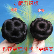 Wig straight hair bag pan hair bag hair hair accessories wig nine flower bag female clip