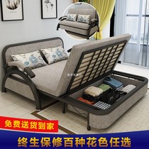The foldable sofa bed for 1 2 1 5 m 1 8 meters multifunctional living room small double dual-purpose storage single