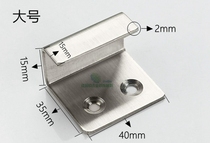 Super thick large ceramic adhesive hook rust steel tile sample display plate support 304 tile pendant hanging code