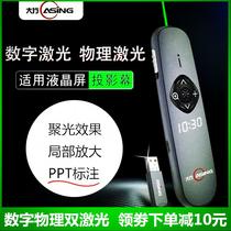 ()A8 Spotlight LED LCD screen laser pen Pip projector pen presenter