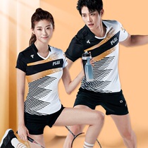 2021 badminton uniform women mens suit quick dry short sleeve table tennis volleyball uniform sports shorts competition customization