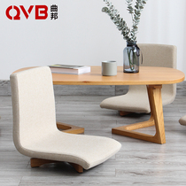 Tatami backrest chair rotating bay window chair Japanese-style bed chair lazy chair balcony floor single chair and room chair