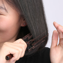 Comb female curly hair comb bristle hair inner buckle roller comb Household blow styling hair salon professional cylindrical wooden comb man