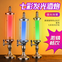 1 5L 3L Wine Tower Zha Beer Wine Cannon Glowing European Beer Bucket Juice Cocktail Column Anti-fall High Foot Drinking Bucket