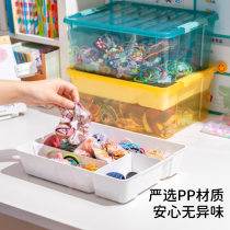 Childrens hair accessories storage box girl headline hair card leather band accessories jewelry jewelry box baby large capacity cute