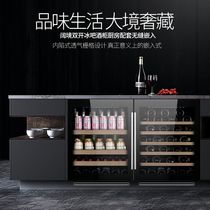 faseeny FSY46 built-in wine cabinet Constant temperature wine cabinet Built-in ice bar Beer cold drink cabinet