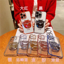 3D electroplating Cubic cat applies Apple 13 mobile phone shell 12Pro Max new iphone11 lovers xs max soft X female XR superfire 13pro idea 7