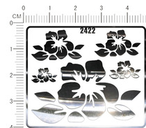 2422 175] QUBELEY Kabini Sakura GD Metal Stickers 111