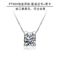 s925 sterling silver 18k platinum single diamond necklace female bull head choker pendant simple holiday gift