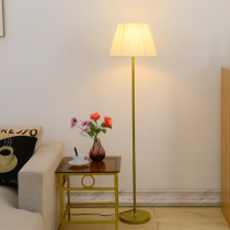 Floor lamp living room study bedroom led bedside feeding lamp Net Red Anchor warm simple light luxury vertical table lamp