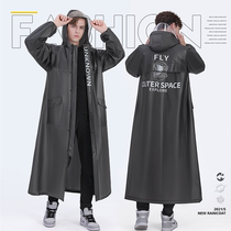  Raincoat mens summer long full body anti-rain electric car single raincoat one-piece outdoor adult waterproof poncho