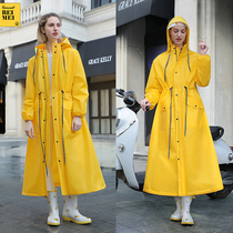 Spare Beauty Electric Battery Bike Adult Raincoat Woman single length Full-body Fashion New Riding Riot Rain Cape