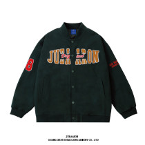 Jue Aaron Spring Thin Embroidered American Stand-Up Collar Baseball Suit Loose Casual Jacket Jacket Male Hipster Couple