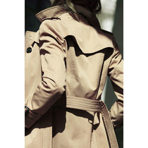 Europe and the United States high-end wind coat coat womens spring and autumn coat This years popular big 2021 new medium-long high-end