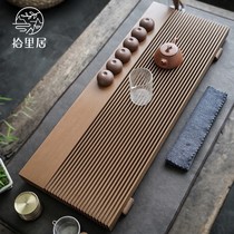 Shiliju Bakelite tea tray German household simple wooden tea table Kung Fu tea set whole electric bakelite drainage tea sea
