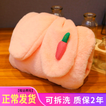 Hot water bag charging explosion-proof cute hand warm treasure plush cartoon baby female application warm belly electric warm treasure can be removed and washed