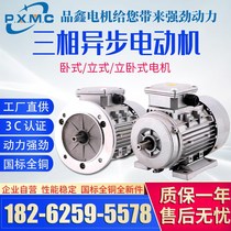 YS Defan 90 120 370 750W three-phase motor 380V aluminum shell miniature frequency conversion all-copper wire motor vertical