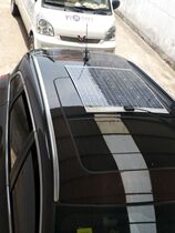 12V car battery charging 100W semi-flexible monocrystalline silicon solar panel photovoltaic outdoor power generation RV