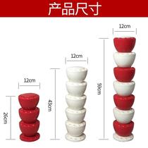Luxury candied haws collection target display rack candied haws pillar rack information stone lock auditor