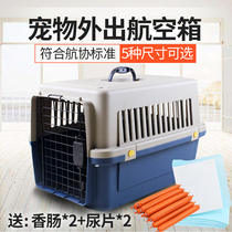 Luxury pet air box Portable small and medium-sized dog cat out of the check-in box Dog air box large