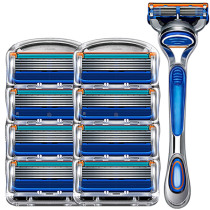 High quality five-layer blade razor Geely razor hand beard knife male front 5 speed stealth blade blade knife holder